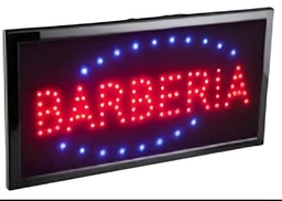 CARTEL LUMINOSO BARBERIA 21456