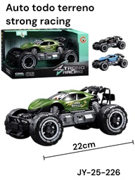 AUTO TODO TERRENO CON SONIDO TRONG RACIN EN CAJA 25X14X13CM JY-25-226