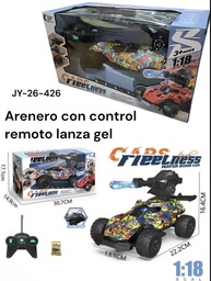 ARENERO MULTICOLOR CONTROL REMOTO LANZA GEL EN CAJA FLEETNESS JY-26-426