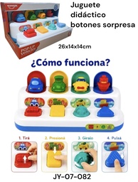 JUGUETE DIDACTICO POP-UP VEHICULOS EN CAJA JY-07-082