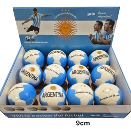 PELOTA ARGENTINA CON FRASES 9CM