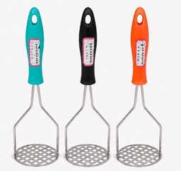 PISA PAPAS METAL C/ MANGO DE PLASTICO COLORES VARIOS 24CM MTK007