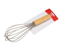 BATIDOR MANUAL PLASTICO MANGO MADERA 25CM CB8011 COOL BAZAR