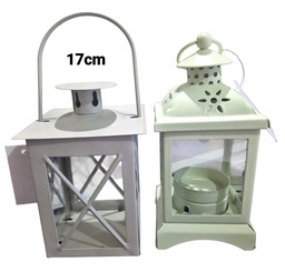 FAROLITO PORTAVELA 17CM 2 MODELOS CH25-6888-3 CH25-6888-2