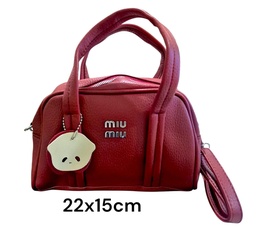 CARTERA MIU MIU CON AGARRE Y CORREA FINA A1614-3