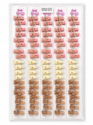BLISTER HEBILLA OSITO X 10 PAR METAL 5315