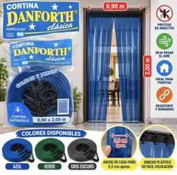 CORTINA ANTIMOSCA DANFORTH 0.90X2.00MTS PESADA
