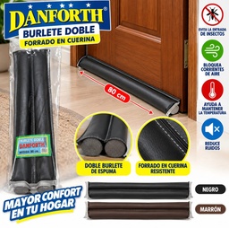BURLETE DOBLE 0.90CM PARA PUERTA EN CUERINA DANFORTH