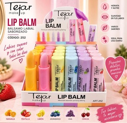 BALSAMO LABIAL TEJAR C/ SABORES 252 LIP BALM