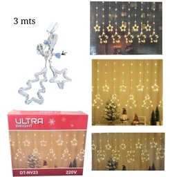 GUIRNALDA CON FORMAS 10 PCS 3MTS LUZ CALIDA EN CAJA DTNV23 DTNV25 DTNV26 DTNV22