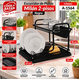 SECAPLATO MILAN 2 PISOS, COOL BAZAR A1-1564